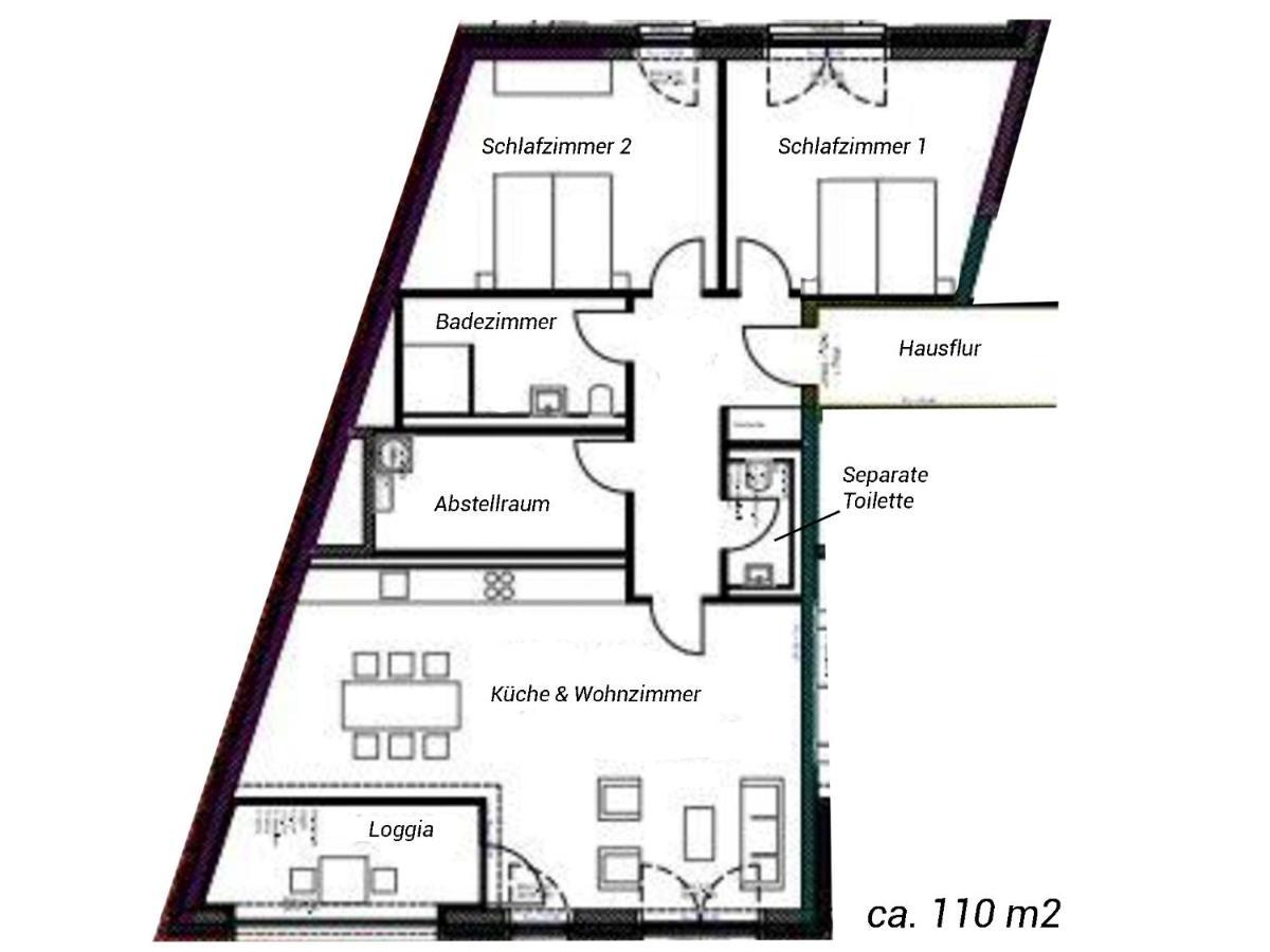 Moderne Apartments Im Herzen Der Stadt I Private Tiefgarage Mit Ladesaeulen I Home2Share Иббенбюрен Экстерьер фото