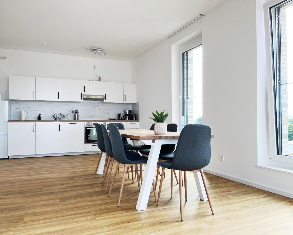 Moderne Apartments Im Herzen Der Stadt I Private Tiefgarage Mit Ladesaeulen I Home2Share Иббенбюрен Экстерьер фото
