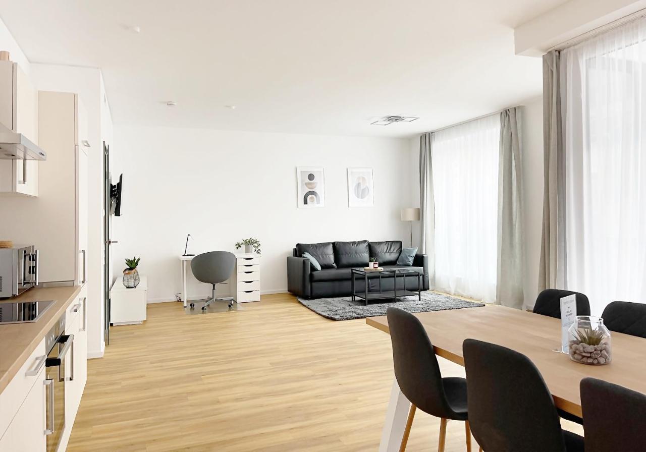 Moderne Apartments Im Herzen Der Stadt I Private Tiefgarage Mit Ladesaulen I Home2Share Иббенбюрен Экстерьер фото